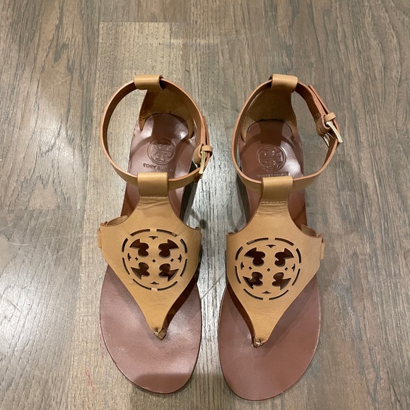 Tory Burch Leather Sandals-Size 8M - Picture 1 of 5